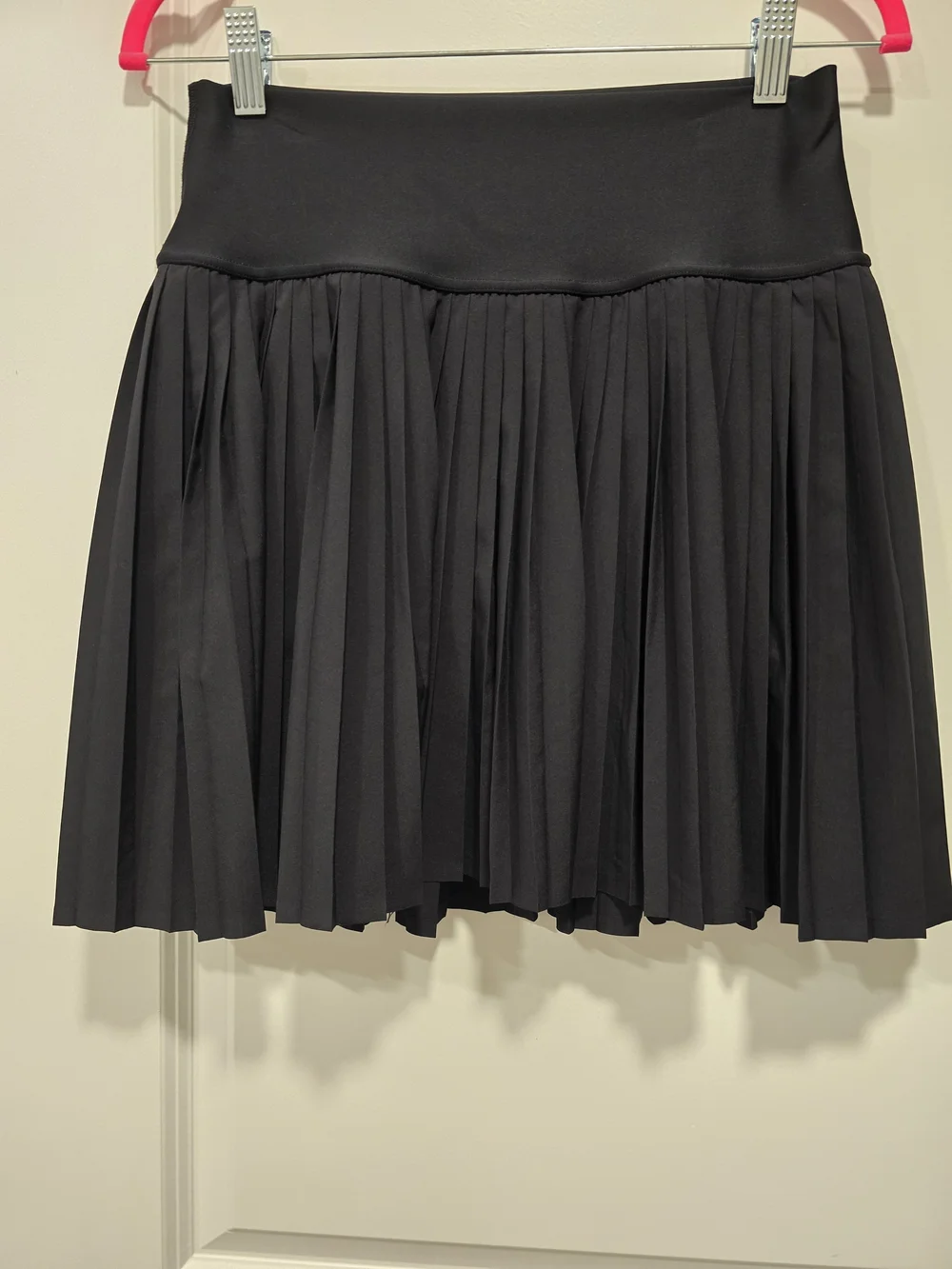 Alo Yoga Grand Slam Tennis Skirt - Pleated Black Skort Large